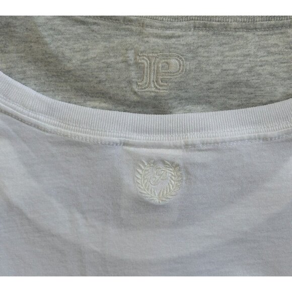 Pink Victoria's Secret Cotton 2 Long Sleeve Crew Neck Mid-Length Gray White L - Picture 5 of 13